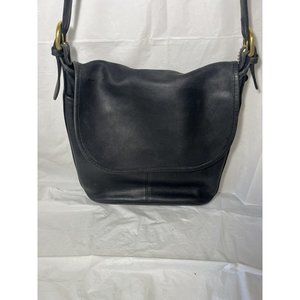 Vintage Coach Black Leather Whitney 4115 Shoulder Bag